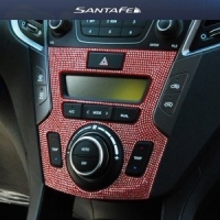 Накладка на аудио панель и рулевое колесо Hyundai Santa Fe (2012 по наст.) SKU:47278qw