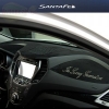 Защитная накладка на панель приборов Hyundai (хендай) Santa Fe (санта фе) (2012 по наст.) 