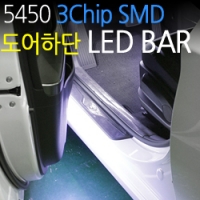 Светодиодная подсветка на нижнюю часть боковой двери Hyundai Santa Fe (2012 по наст.)