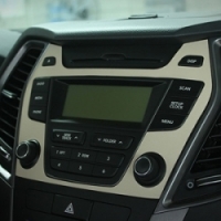 Накладка на аудио панель  Hyundai (хендай) Santa Fe (санта фе) (2012 по наст.)  ― PEARPLUS.ru