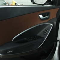 Накладки на обивку передних дверей Hyundai (хендай) Santa Fe (санта фе) (2012 по наст.) ― PEARPLUS.ru