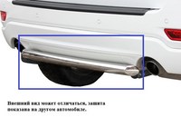 Защита заднего бампера d=60 мм для Mitsubishi (митсубиси) ASX 2013-