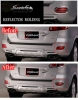 Молдинги противотуманок заднего бампера Hyundai (хендай) Santa Fe (санта фе) (2006-2010) 