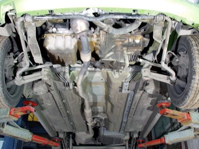 Защита картера Opel (опель) Agila V-1, 0; 1, 2; 1, 3CDTi (09/2000-2007) ― PEARPLUS.ru
