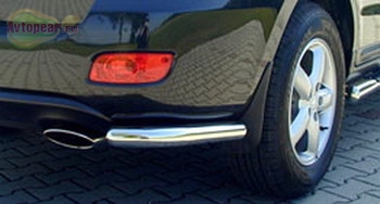 Защита бампера задняя Hyundai (хендай) 	 Santa Fe (санта фе) (2006-2010) 