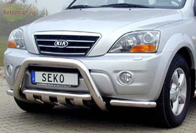 Защита бампера передняя  Kia (киа) 	 Sorento (2006-2010) 