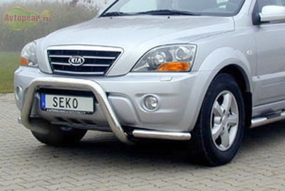 Защита бампера передняя  Kia (киа) Sorento (2006-2010) 
