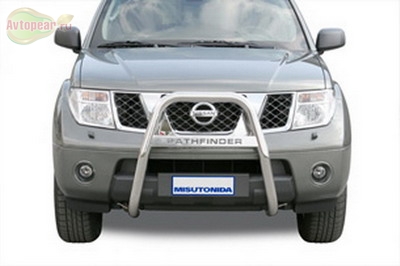 Защита бампера передняя 63мм Nissan (ниссан) Pathfinder (2005-2010) 