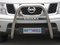 Защита бампера передняя.  Nissan 	 Navara (2005-2010)