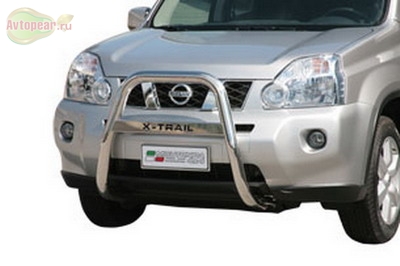 Защита бампера передняя. Nissan (ниссан) 	 X-Trail (2007-2010) 