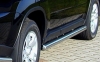 Боковые подножки (пороги) 76мм Nissan (ниссан) X-Trail (2011 по наст.) 