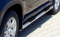Боковые подножки (пороги) 76мм  Nissan  X-Trail (2011 по наст.)