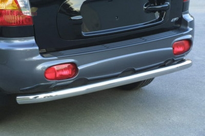 Защита бампера задняя Hyundai (хендай) Santa Fe (санта фе) (2004-2006) 