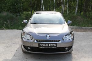 Накладки на передние фары (реснички) 2шт. Renault (рено) Fluence (2009-2012) SKU:66752qw ― PEARPLUS.ru