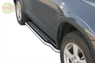 Боковые подножки (пороги) Toyota (тойота) RAV4 (рав 4) (2006-2009) 
