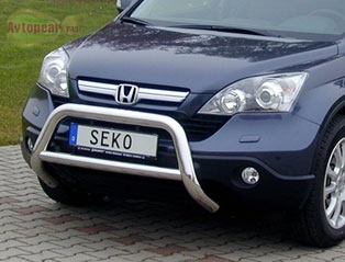Защита бампера передняя Honda (хонда) 	 CR-V (2007-2010) 