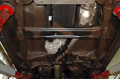 Защита КПП и раздаточной коробки на Suzuki Grand Vitara (2005-08-12-) (к 23.801; 23.921)