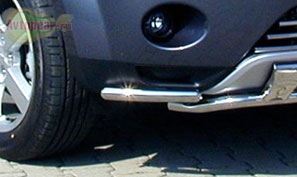 Защита бампера передняя. Mitsubishi (митсубиси) 	 Outlander (оутлендер) (2007-2010) 
