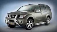 Окантовка оригинальных порогов.  Nissan 	 Pathfinder (2005-2010)