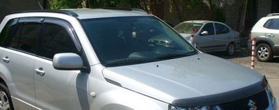 Защита передних фар (прозрачная) Suzuki Grand Vitara (2005-2007)