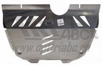 Защита картера двигателя и кпп Lexus (лексус) NX, V-2.5hib, 2, 0; 2, 0t (2014-) (Алюминий 4 мм) 