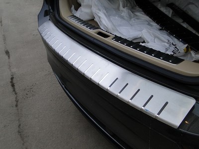 Накладки на задний бампер с загибом BMW (бмв) X6 (E71) 2008- SKU:181552qw ― PEARPLUS.ru