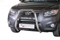    Защита бампера передняя. Hyundai  Santa Fe (2010-2012)