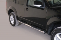 Боковые подножки (пороги) 76мм  Nissan  Pathfinder (2011 по наст.)