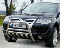 Защита переднего бампера Volkswagen Touareg (2007-2010) SKU:2118qw