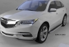 Пороги алюминиевые (Alyans) Acura MDX (2014-) SKU:216095qw