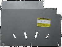 Алюминиевая защита КПП и раздаточной коробки толщиной 5 мм Nissan (ниссан) Patrol 3.0аналог 01422,  Y-61,  джип,  полный,  TD,  (2004-2010) 