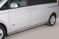 Боковые пороги (подножки) 63мм для кузова SWB  только для  Mercedes Viano (2015 по наст.) 