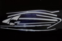 ПОЛНЫЙ КОМПЛЕКТ НАКЛАДОК НА РАМКИ БОКОВЫХ ОКОН НЕРЖАВЕЮЩАЯ СТАЛЬ Hyundai ix35 (2010 по наст.) 