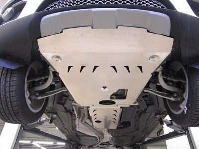 Защита картера BMW X6 V-3,0TD; 3,5 (2011-) + КПП 2 части