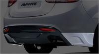 Юбка задняя под окраску  Hyundai Elantra COUPE (2013 по наст.)