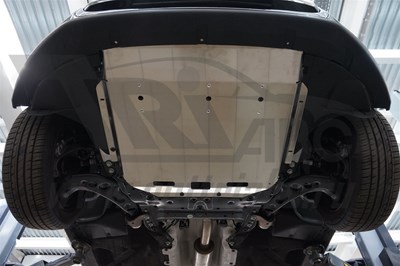 Защита картера двигателя и кпп Mini Cooper V-все, передний привод (2015-)  (Алюминий 4 мм) ― PEARPLUS.ru