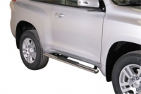 Боковые подножки(пороги) овал Toyota Land Cruizer Prado J150 3дв. (2014 по наст.)
