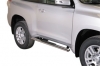 Боковые подножки (пороги) овал Toyota (тойота) Land Cruizer Prado J150 3дв. (2014 по наст.) 