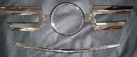 Накладка на решётку радиатора.  Kia Sorento (2002-2006)