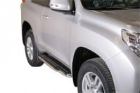 Боковые подножки(пороги) (3дв.) Toyota Land Cruizer Prado J150 (2014 по наст.)