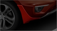 Накладки на передний бампер окрашены в цвет кузова Renault (рено) Koleos (колеос) (2012 по наст.) ― PEARPLUS.ru