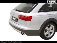 Фаркоп убирающийся за бампер Audi (Ауди) A6 (А6) sedan-седан 2011--