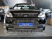 Защита передняя нижняя 60, 3/42, 4мм на Hyundai (хендай) ix55 2008 по наст.