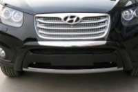 ЗАЩИТА ПЕРЕДНЕГО БАМПЕРА Hyundai Santa Fe (2010-2012)