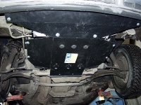 Защита радиатора к Volvo (Вольво) (Вольво) 940, 960 V-2, 5; 3, 0 (1994-1998) / V90 V-2, 9 (1996-1998)  (к 25.361)  (Сталь 2 мм) SKU:350520qw ― PEARPLUS.ru