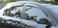 Дефлекторы боковых окон тёмные (4 шт.) , для седана Mazda (мазда) 3 (2003-2008) 
