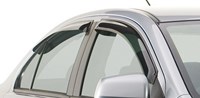 Дефлекторы боковых окон (тёмные, 4 шт.) Mitsubishi (митсубиси) Lancer (лансер) (2007-2010) 