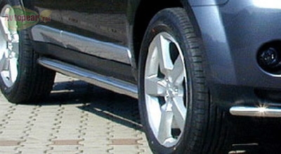 Боковые подножки Mitsubishi (митсубиси) Outlander (оутлендер) XL (2007-2010) 