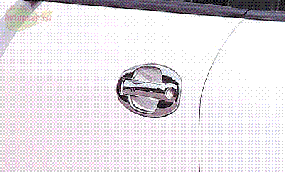 Накладки на ручки дверей, хромированные, оригинал  Hyundai (хендай) Santa Fe (санта фе) (2001-2006) 