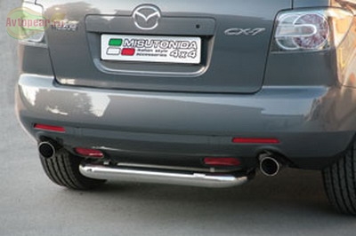Защита бампера задняя Mazda (мазда) CX-7 (CX 7) (2007-2010) 